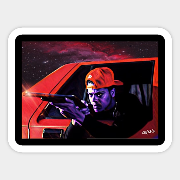 Shooter Sticker by Esoteric Fresh 